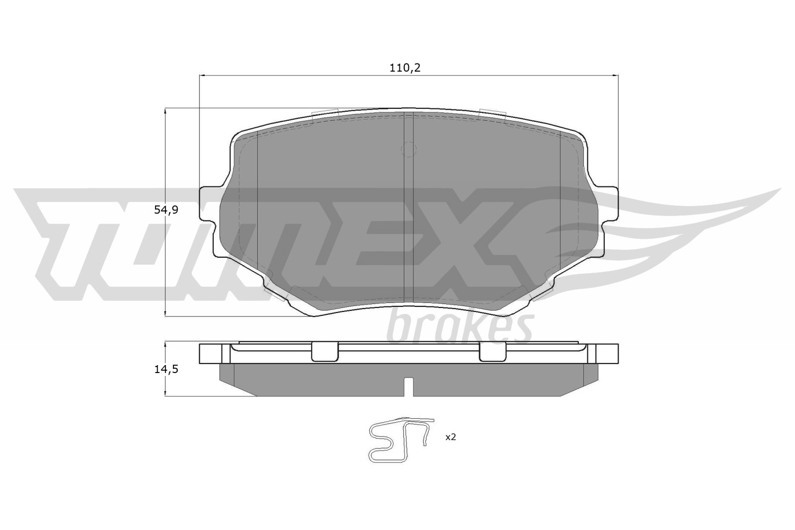 TOMEX Brakes TX 13-60 Sada...